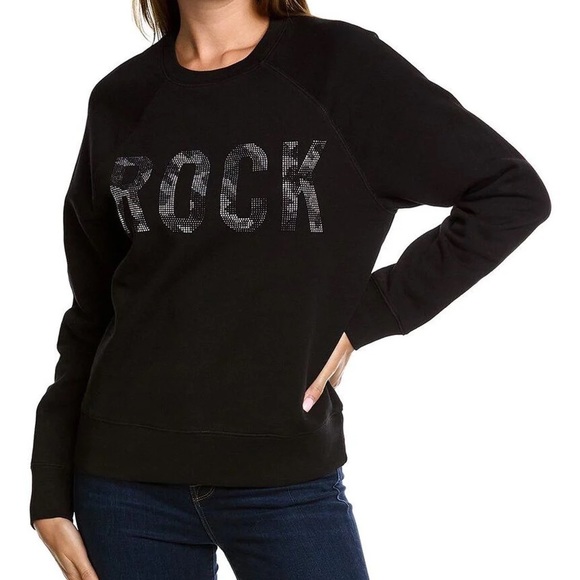 ZADIG & VOLTAIRE Camo Rock Strass Sweatshirt‎ - Picture 1 of 2